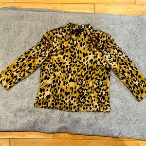 St. John leopard print sweater